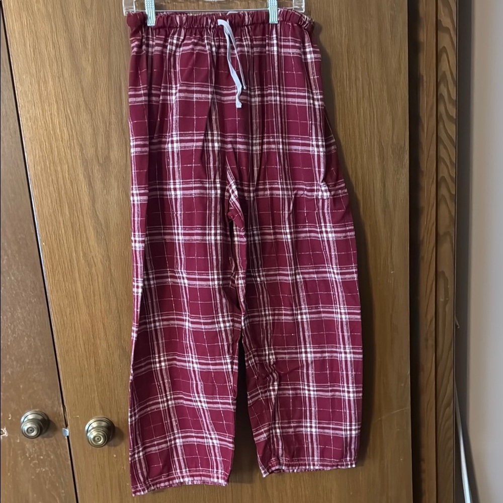 Red Plaid Lounge Pants